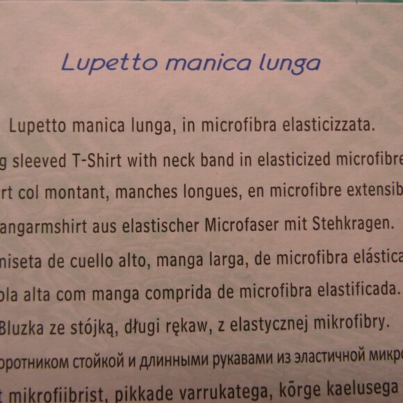 BELLISSIMA Made in Italy Black Turtleneck Shirt Pullover---M/L--BNIB. - Picture 3 of 6